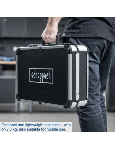 3 - Mallette a outils et equipement 235 pieces Scheppach TB220