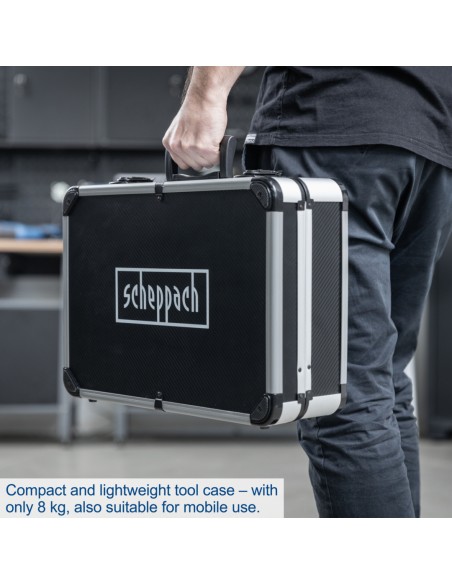 3 - Mallette a outils et equipement 235 pieces Scheppach TB220