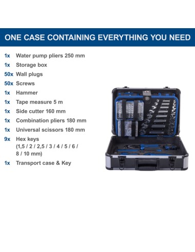5 - Mallette a outils et equipement 235 pieces Scheppach TB220