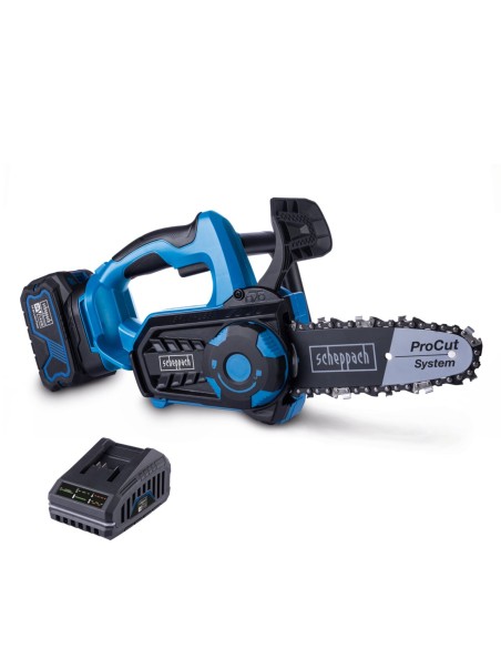 1 - Tron?ºonneuse bc-tcs200-x avec 1 batterie 4,0Ah et chargeur IXES Scheppach