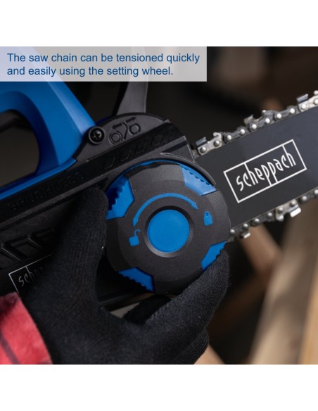 2 - Tron?ºonneuse bc-tcs200-x avec 1 batterie 4,0Ah et chargeur IXES Scheppach