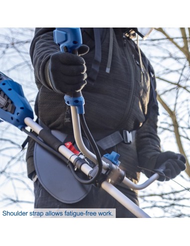 2 - Debroussailleuse bc-bch380/40-x 2x20V 2 batteries double chargeur IXES Scheppach