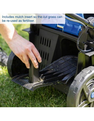 2 - Tondeuse bc-mp380-x 38cm avec batteries 4,0Ah et double chargeur IXES Scheppach