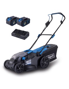 1 - Tondeuse bc-mp430-x 43cm avec batteries 4,0Ah et double chargeur IXES Scheppach