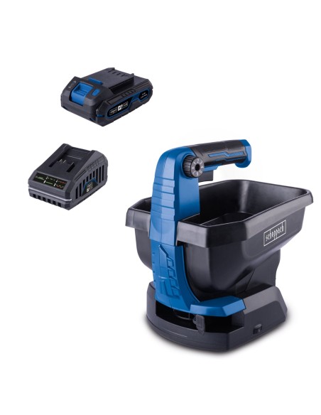 1 - epandeur c-gps800-x 20V avec 1 batterie 2,0Ah + chargeur IXES Scheppach