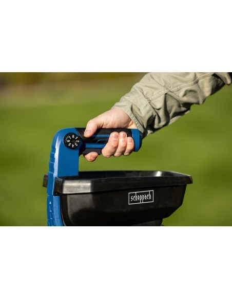 5 - epandeur c-gps800-x 20V avec 1 batterie 2,0Ah + chargeur IXES Scheppach