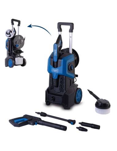 1 - Nettoyeur haute pression electrique eau froide 180 bar 480 l/h Scheppach SHD180