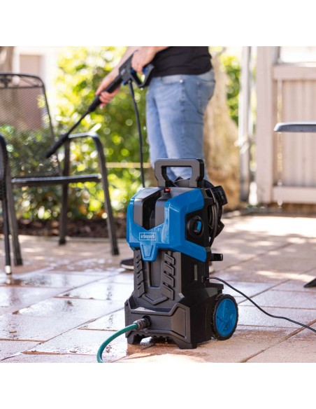2 - Nettoyeur haute pression electrique eau froide 180 bar 480 l/h Scheppach SHD180