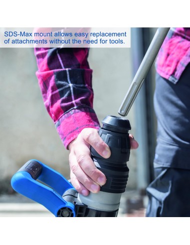 4 - Marteau de demolition SDS-Max 60J 1700W 11Kg Scheppach AB2000