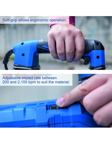 5 - Marteau de demolition SDS-Max 60J 1700W 11Kg Scheppach AB2000