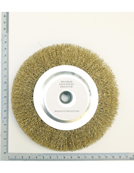 1 - Brosse metallique 150 x 13,5 x 12,7 mm pour meuleuse Scheppach SM150LB