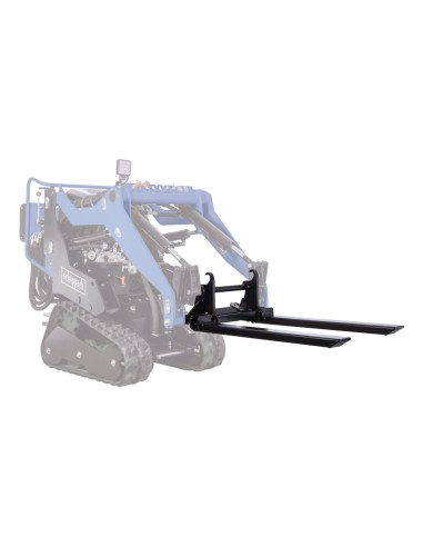 1 - Fourche a palettes pour mini chargeur Scheppach mkl730