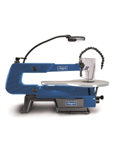 Scie a chantourner bois plastique métal avec pédale Scheppach deco xls