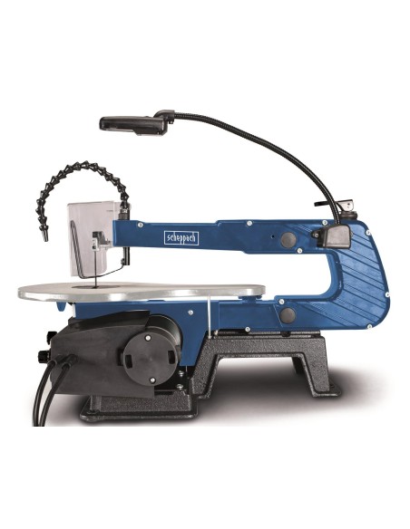 Scie a chantourner bois plastique métal avec pédale Scheppach deco xls