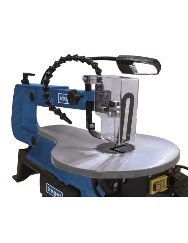 Scie a chantourner bois plastique métal avec pédale Scheppach deco xls