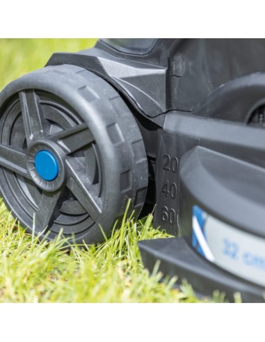 2 - Tondeuse 20V 32cm 1 batterie 4.0Ah + chargeur ixes Scheppach bc-mp320-x