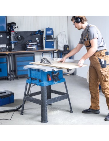 2 - Scie circulaire d'etabli 2000 W avec disque de 255 mm Scheppach HS105