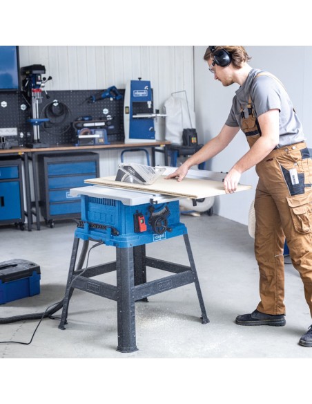 2 - Scie circulaire d'etabli 2000 W avec disque de 255 mm Scheppach HS105