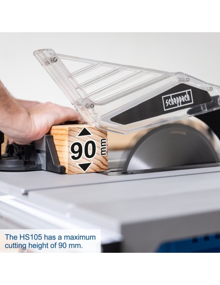 5 - Scie circulaire d'etabli 2000 W avec disque de 255 mm Scheppach HS105