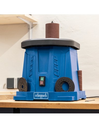 2 - Ponceuse a mandrin oscillant tambour 450w Scheppach osm100