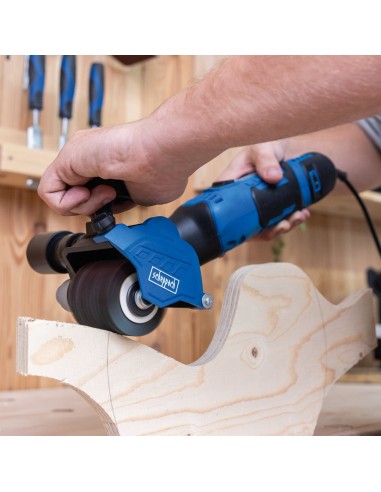 2 - Satinatrice polisseuse ponceuse a rouleau 1500W Scheppach mrs1500