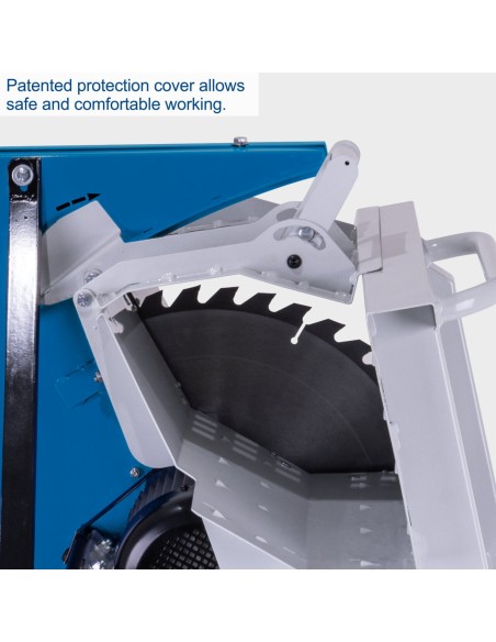 3 - Scie circulaire couper les troncs basculante lame 505mm 400v Scheppach hs550