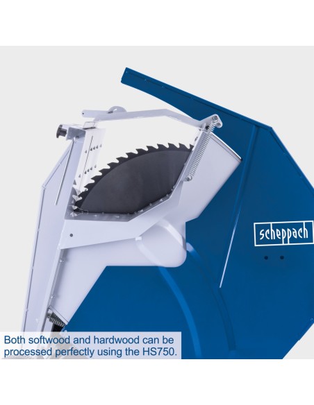 2 - Scie circulaire a troncs basculant electrique lame 700mm 400v Scheppach hs730