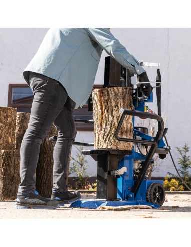 2 - Fendeuse de buches electrique verticale 10 t 3150w 230v Scheppach compact 10t