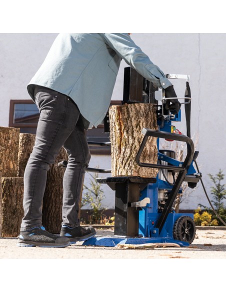 2 - Fendeuse de buches electrique verticale 10 t 3150w 230v Scheppach compact 10t