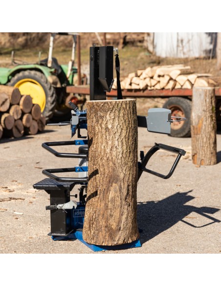 3 - Fendeuse de buches electrique verticale 10 t 3150w 230v Scheppach compact 10t