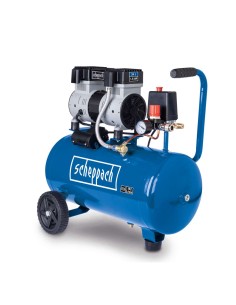 1 - Compresseur 24L silencieux 8 bar 1.5HP Scheppach HC26SI