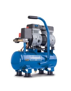 1 - Compresseur 6L silencieux 8 bar 1.5HP Scheppach HC08SI