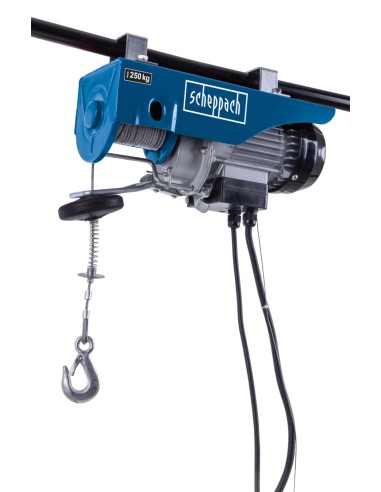 1 - Palan elevateur electrique 250 kg 500w Scheppach hrs300