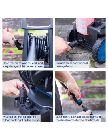 4 - Nettoyeur haute pression electrique 180 bar 480l/h 2400w Scheppach hce2800