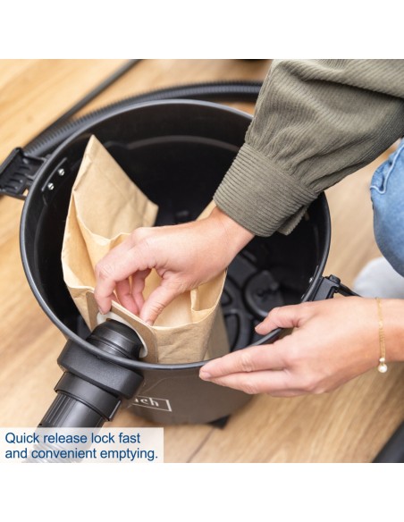 Aspirateur eau et poussiere bidon aspiratout 16L Scheppach VC16