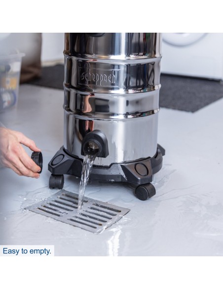 3 - Aspirateur eau et poussiere inox 1200W 30L Scheppach VC30V2