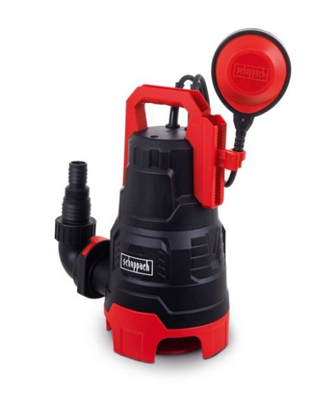 1 - Pompe submersible eaux claires et sombres 400 W 90000 l/h Scheppach dwp400