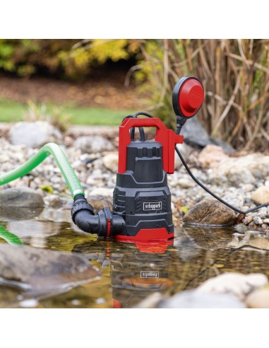 2 - Pompe submersible eaux claires et sombres 400 W 90000 l/h Scheppach dwp400