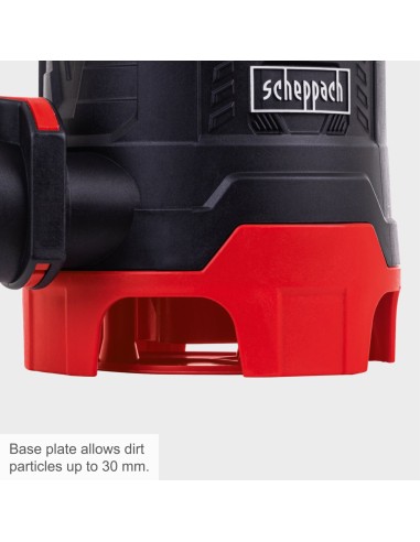 3 - Pompe submersible eaux claires et sombres 400 W 90000 l/h Scheppach dwp400