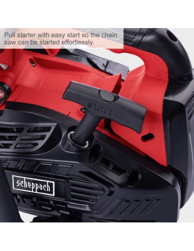 Tronconneuse a essence 25,4cc barre procut 10" lame 25,4 cm Scheppach pcs26