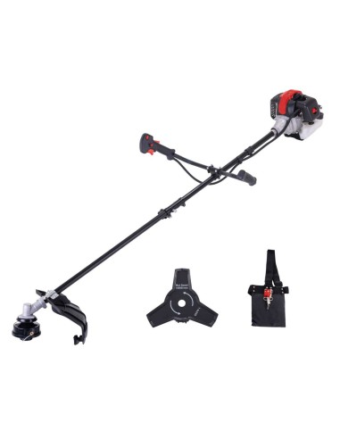 1 - Tondeuse debroussailleuse thermique moteur 2 temps 32,5cm3 Scheppach pbc330