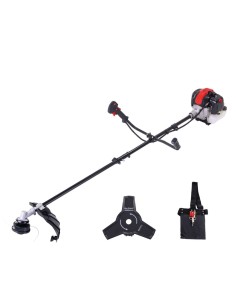 1 - Tondeuse debroussailleuse thermique moteur 2 temps 52cc Scheppach pbc520