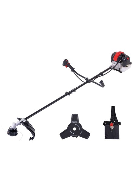 1 - Tondeuse debroussailleuse thermique moteur 2 temps 52cc Scheppach pbc520