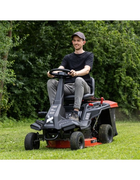 Tracteur tondeuse a essence demarrage electrique 224cc 61cm Scheppach mr230-61