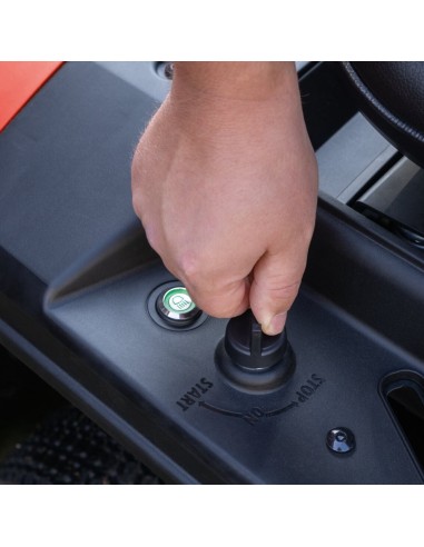 3 - Tracteur tondeuse a essence demarrage electrique 196cc 61cm Scheppach mr200-61