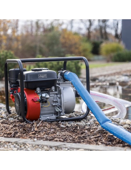 2 - Motopompe a essence auto-amorcante 5.3HP 212cc 32'000 l/h Scheppach PWP32