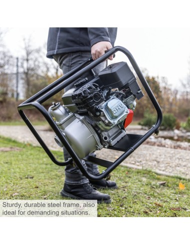 4 - Motopompe a essence auto-amorcante 5.3HP 212cc 32'000 l/h Scheppach PWP32