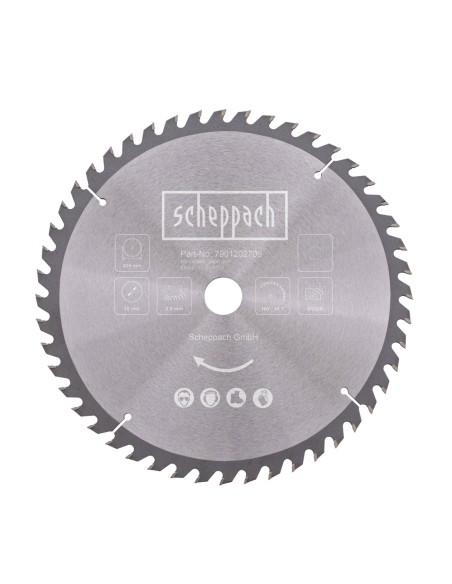 Lame circulaire 315x30x3,2 mm 48d pour bois pour scie a table Scheppach