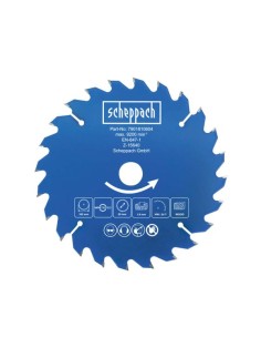 1 - Lame de scie circulaire pour bois disque 160 x 20 x 1 x 1,6 mm 24t Scheppach