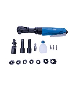 1 - Visseuse pneumatique a cliquet avec accessoires Scheppach